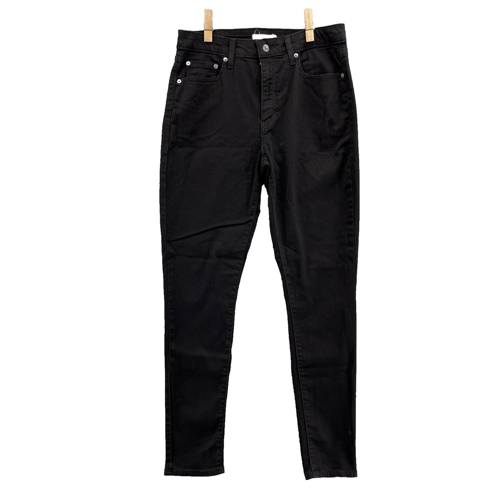 Levi's 721 Jean Women 31x31* Black High Rise Skinny Academia Indie Sleaze Grunge